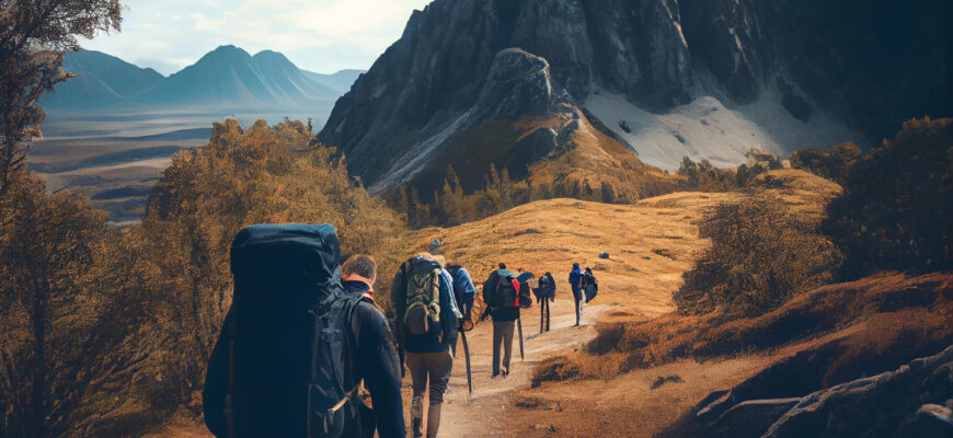 trekking at Everest base camp