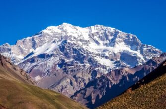 Mount Aconcagua is the highest mountain in Aguentina and South America